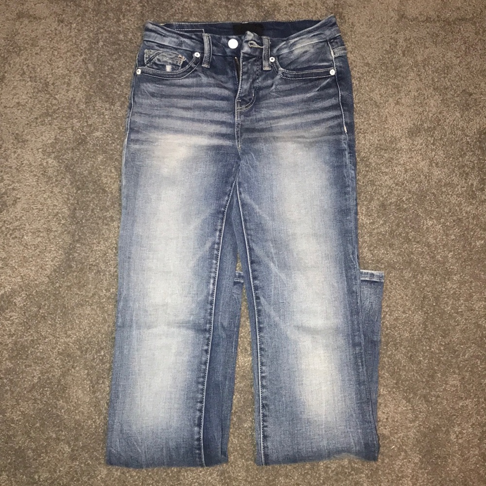 BUCKLE BLACK BOOTCUT JEAN